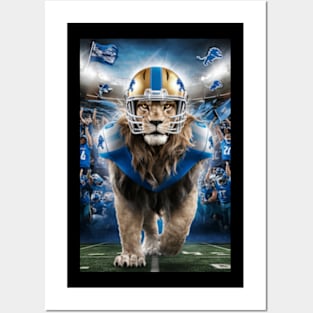 Detroit Lions Posters and Art